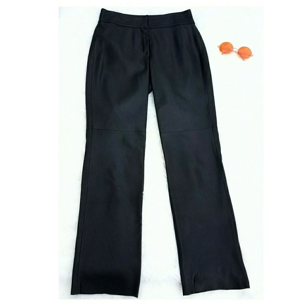 Apostrophe Black Leather Pants - Picture 4 of 8